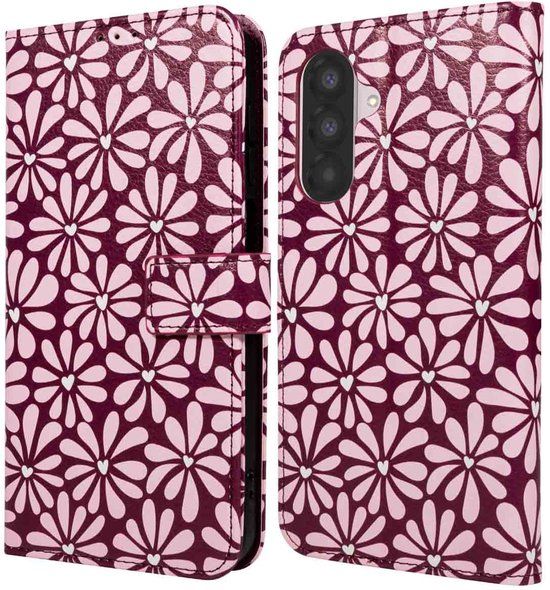 imoshion Design Bookcase - Samsung Galaxy A36 - Bloom Love Blush