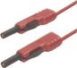 SKS Hirschmann MLB 100/1 V rt Meetsnoer Banaanstekker 4 mm Banaanstekker 4 mm 1.00 m Rood 1 stuk(s)