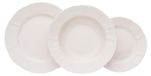 Thun 1794 Bernadotte, service d'assiettes, 18 d., ivoire, porcelaine