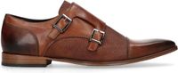 Black Label Homme Chaussures à boucle en cuir marron Taille 44