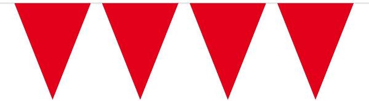 Folat Vlaggenlijn XL Effen Rood 10 meter