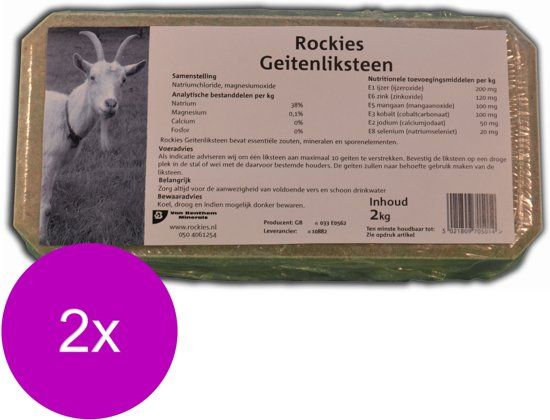 Rockies Geitenliksteen - Supplement - 2 x 10 kg