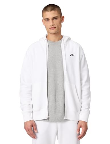 Nike Club FN3861 Hoodie voor heren, van fleece met doorlopende ritssluiting
