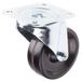 RS PRO, Draailager zwenkwiel, wiel ø 100mm, 120kg, gewicht H. 123mm, 100 x 80mm, plaat, fenolmateriaal