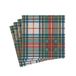 Caspari Jurk Stewart Tartan Papieren Cocktail Servetten - 20 Per Pakket