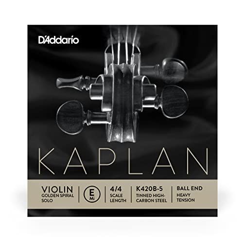 D'Addario Kaplan Golden Spiral Solo E Vioolsnaar - 4/4 - Hoge Spanning - K420B-5