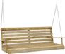 vidaXL Schommelbank 155x65x60 cm geïmpregneerd grenenhout