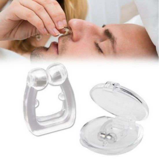 Anti snurk clip - 1 clip met opbergdoosje
