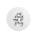 Questo Casa Ronde Digitally Printed Mousepad, Non-Slip Base, for Office and Home, Diameter: 22 cm