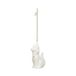Suspension, porcelaine, chien, blanc et or