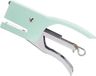 Pincello Kantoor nietmachine/niettang - metaal - 11 cm - mintgroen
