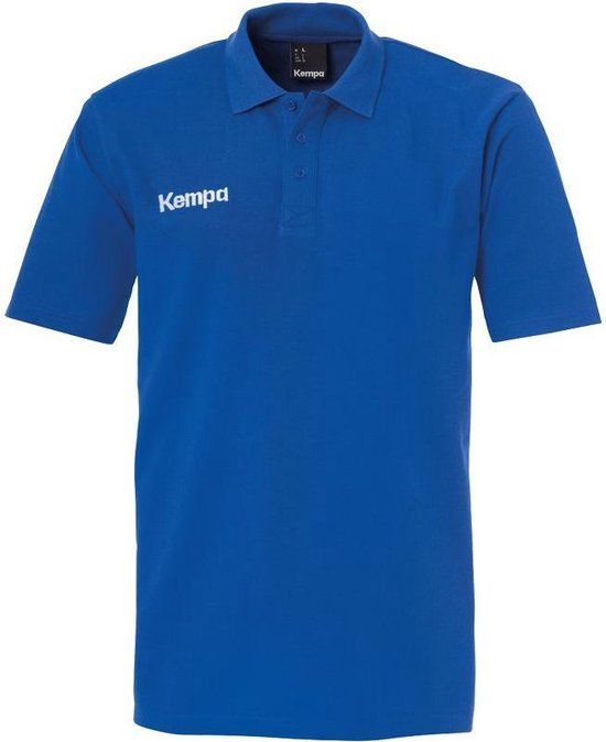 Kempa Classic Polo Shirt - Royal Blauw - Maat XL - Heren