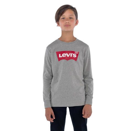Levi's Kids longsleeve Batwing - Grijs melange