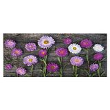 Homemania Muurfoto, bloemen, natuur, voor woonkamer, slaapkamer, meerkleurig, 70 x 3 x 100 cm, HM20KNV70 x 100 – 18, polyester, hout