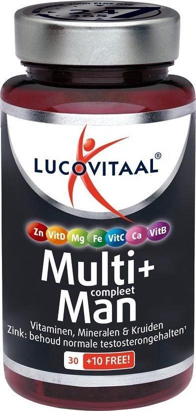 Lucovitaal Multi + Compleet Man - 40 Tabletten