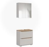 Vicco Badkamermeubelset Ruben, Wit/Artisanaal eiken, Set van 2 stuks