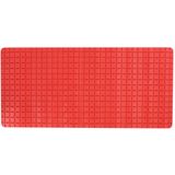 MSV Premium Douchemat, Badmat, Antislip, Rood, 36 x 76 cm