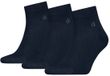 Calvin Klein Quartersokken Heren 3 paar CK Sokken Navy Maat 39/42