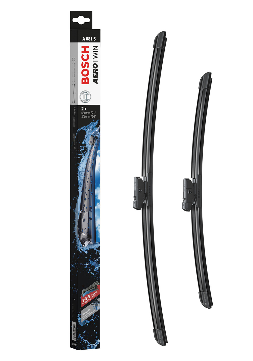 Bosch ruitenwissers Aerotwin A081S - Lengte: 530/400 mm - set wisserbladen voor