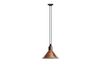 DCW Suspension Lampe Gras 322 L, cuivre/blanc