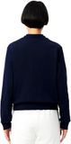 Lacoste Relaxed Fit Dames Sweatshirt donkerblauw, Effen
