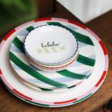 &k amsterdam &Klevering Bliss Bordenset (4 stuks) - 12.5 cm - Wit
