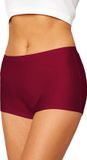Merry Style HI-Leila Dames Zwembroek - Zwemshorts - Bikinibroekje - Elastische tailleband - Polyamide & Elastaan - Wijnrood (4242) - 36