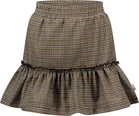 Moodstreet Meisjes Rok - Maat 122/128 - Zwart - Geruit