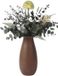 Bellatio Design Sierui Globemaster kunstbloem - losse steel - creme wit - 44 cm - Natuurlijke uitstraling