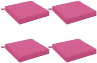 vidaXL - Zitkussens - SOEST - 4 stuks - 100% Polyester - Roze