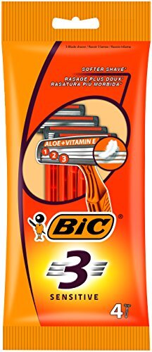 BIC Maszynka do golenia 3 Sensitive 4 sztuki