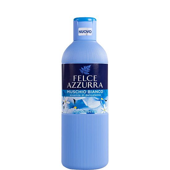 Felce Azzurra Bodywash White Musk 650ml - Shower Gel for Women