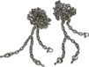 SET chaînes zinguées, 5 mm, 1,8 mètre