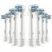 Jec-B Oral-B 8 Stuks Opzetborstels compatibel met Oral-B iO Elektrische Tandenborstel, Borstelkoppen voor iO 2 3 4 5 6 7 8 9 10 Series, Medium (8x Wit)