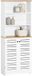 SoBuy BZR44-W armoire haute de salle de bain