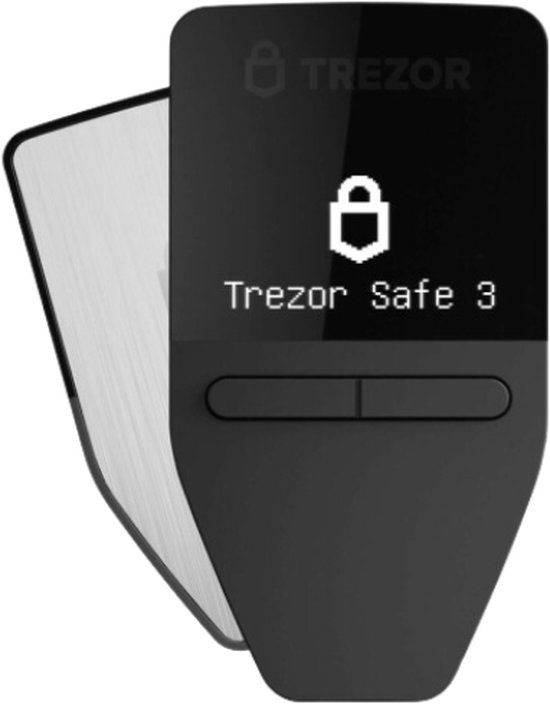 Trezor Safe 3 - Crypto Hardware Wallet - Stellar Silver