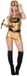 Wilbers & Wilbers Gold Digger Dame Kort Goud Kostuum - XXL