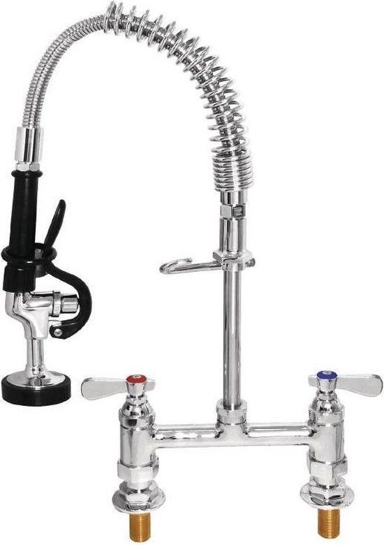 Vogue Mini Voorspoeldouche Dubbel Zwart RVS Modern - DL832