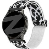 Garmin Bracelet nylon élastique Garmin Approach S42 (léopard blanc)