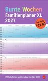 Bunte Wochen Familienplaner XL 2027
