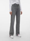 Vero Moda VMTESSA High Rise Wide Leg Fit Jeans Medium Grey Denim