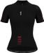 Rh+ Aries W Jersey Dames - Maillot de cyclisme aérodynamique - Design italien - Technologie Powerlogic - Noir NOIR - Taille L