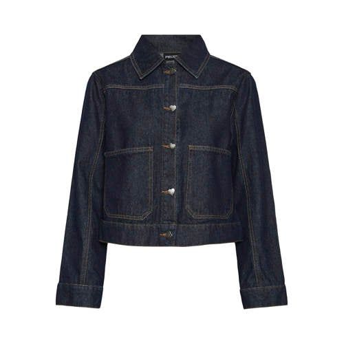 PIECES Denim Jacket Dark Blue