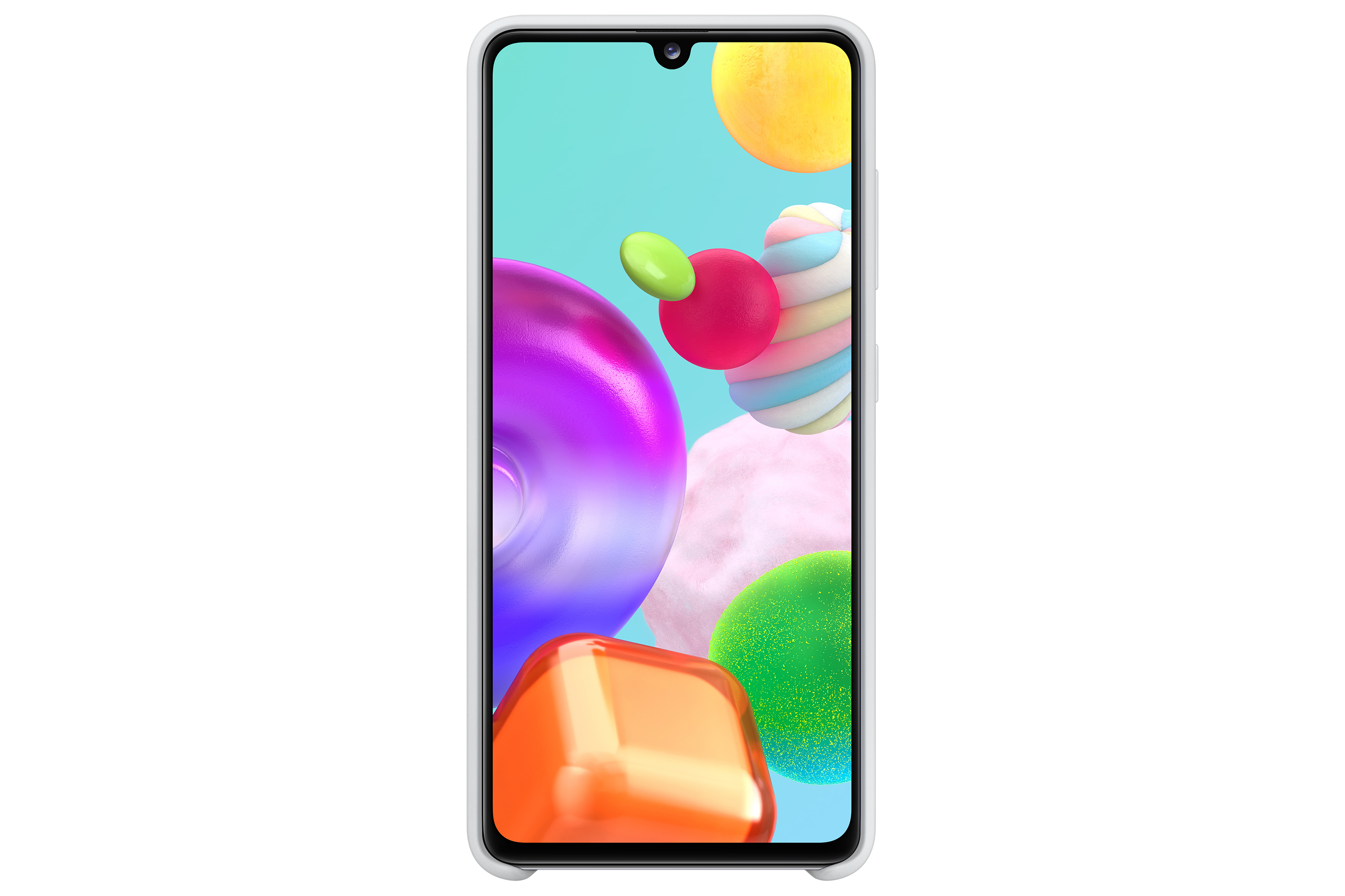 Samsung EF-PA415TWEGEU - Galaxy A41 - Wit - Silicone
