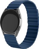 Strap-it Bracelet de montre connectée en silicone - Bleu - Convient pour Huawei Watch GT 3 Pro 46mm