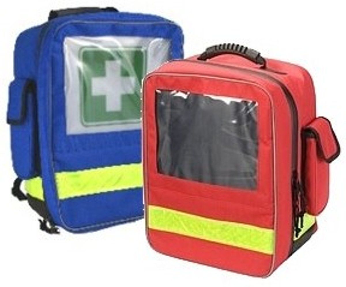 All-in Preventie EHBO tas - Rood Rugzak - 8719324001342