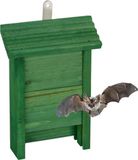 Relaxdays Vleermuiskast - 29 x 18 x 6 cm - Hout - Groen
