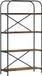vidaXL Boekenplank 4-laags 80 x 30 x 146 cm Bois traité Chêne fumé
