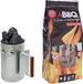 Merkloos BBQ briketten/houtskool starter - met houten handvat - 27 cm - Inclusief 80x BBQ aanmaakblokjes