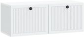 vidaXL Meuble TV mural Blanc 78,5 x 31 x 30 cm Bois traité